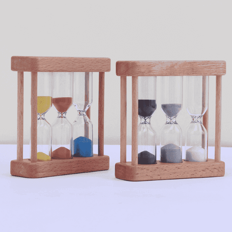  Sand Wood Timer Decor for Home