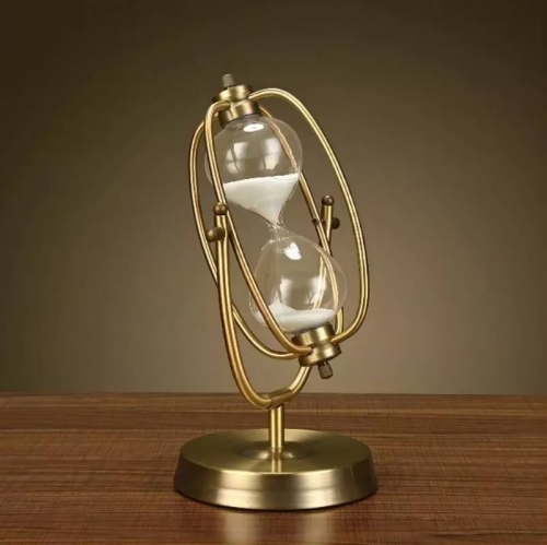 Vintage Style Sand Timer Wedding Ornament