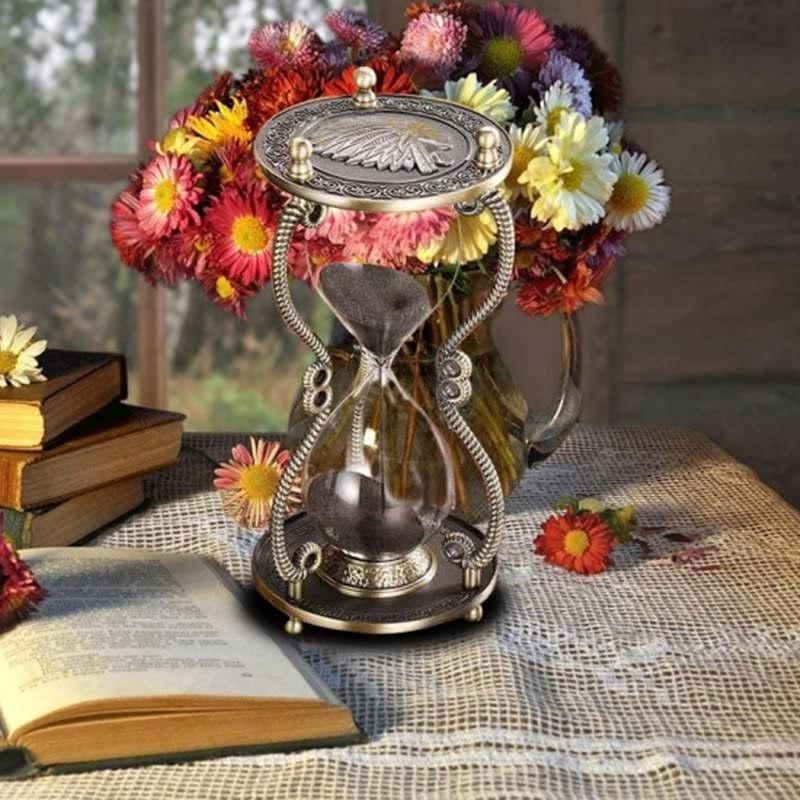 Suliao metal vintage sand timer