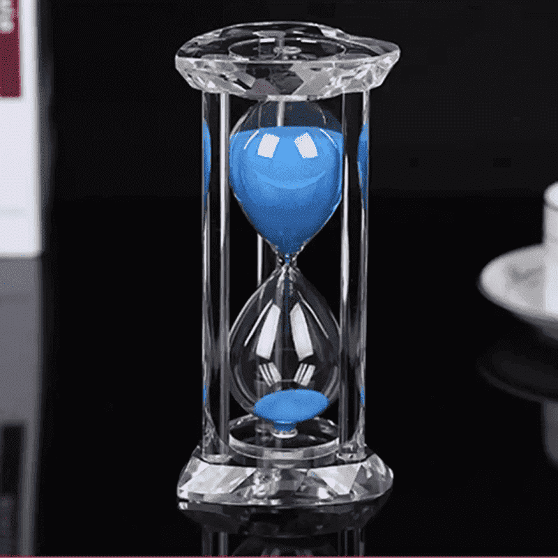 Handmade Home Decor Half Hour Crystal Hour Glass