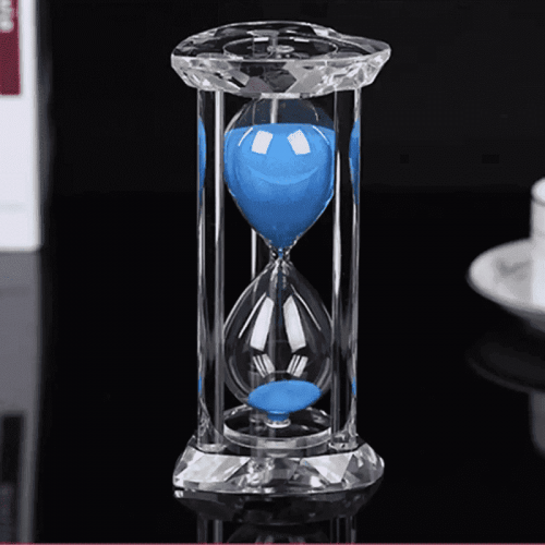 Handmade Home Decor Half Hour Crystal Hour Glass