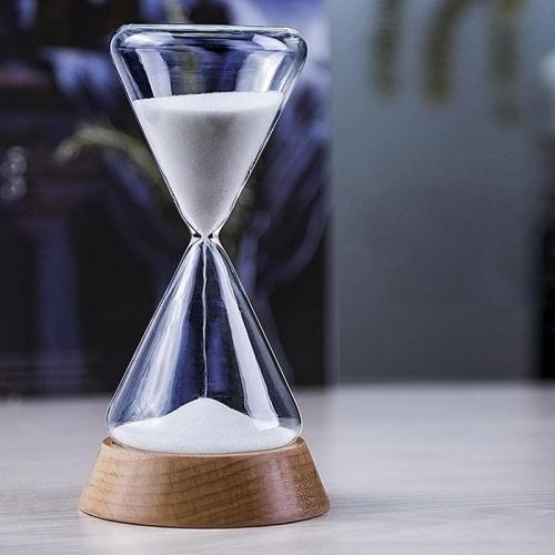 Varsandglass Wooden base  10 Minute decoration