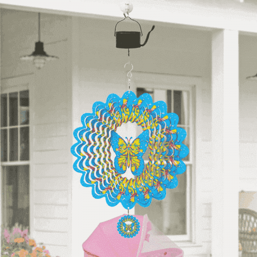 Small Rotating Wind Chime Home and Garden Ornaments