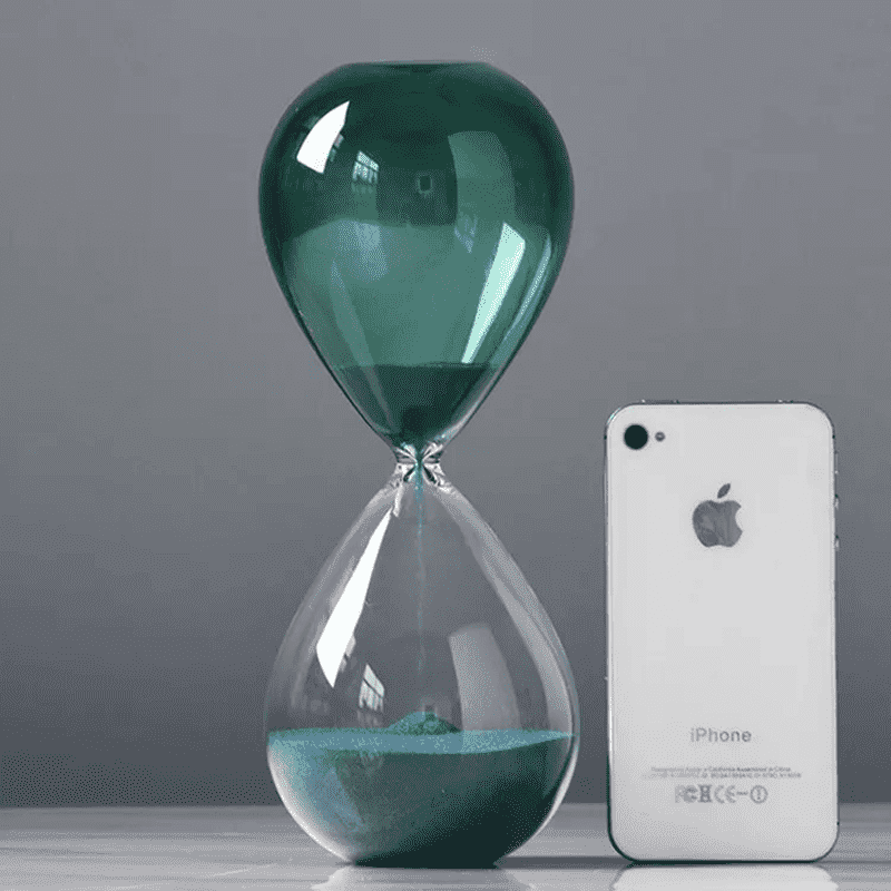 Handblown High Borosilicate Games Hour Glass