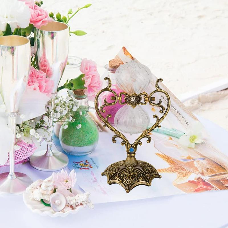 Vintage Style Sand Timer Wedding Ornament