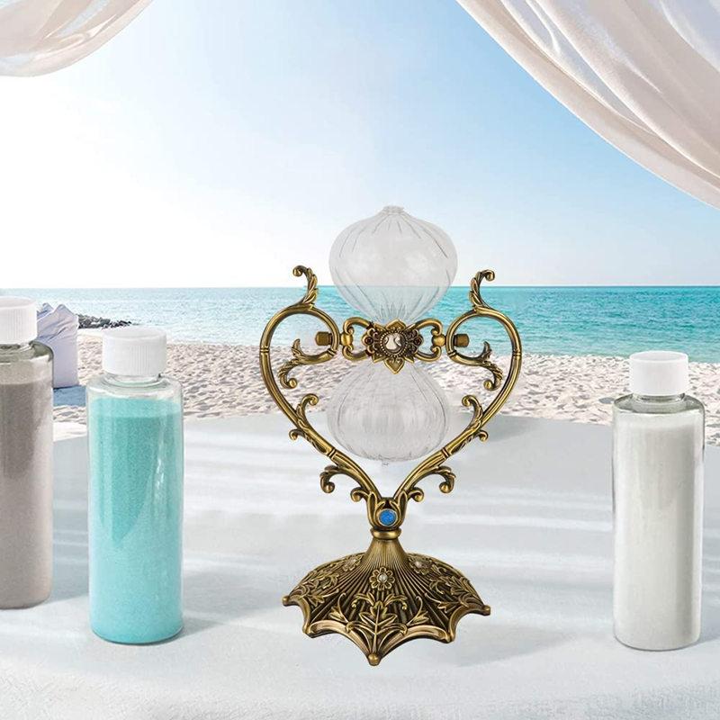 Vintage Style Sand Timer Wedding Ornament