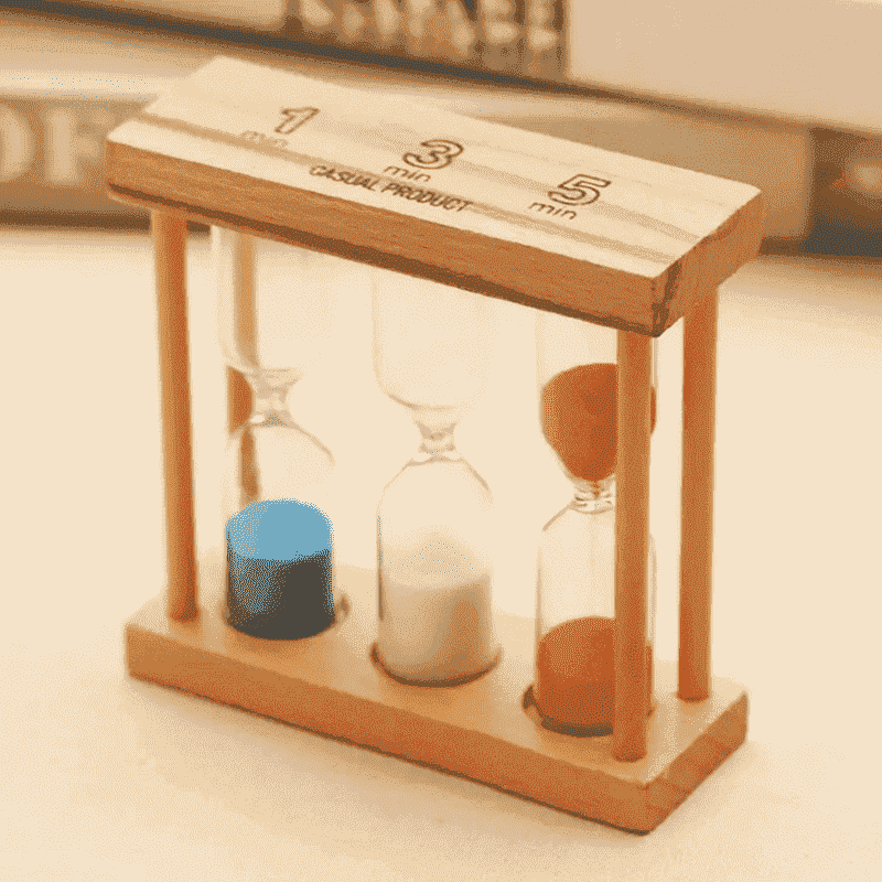 1 3 5 Minute 3 In 1 Wood Tea Sand Timer