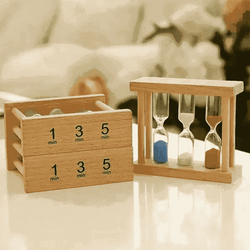 1 3 5 Minute 3 In 1 Wood Tea Sand Timer