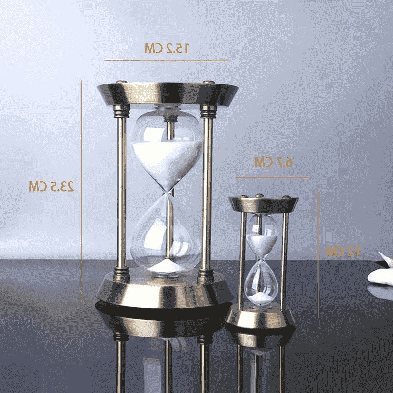 Metal Sand Timer Decoration Gift 60 Minute