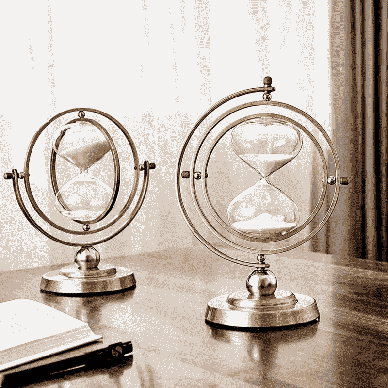 15/30/60 Minutes Brass Sand Timer Home Decor