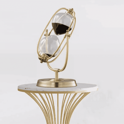Metal Frame Art Antique  1 Hour Sand Timer