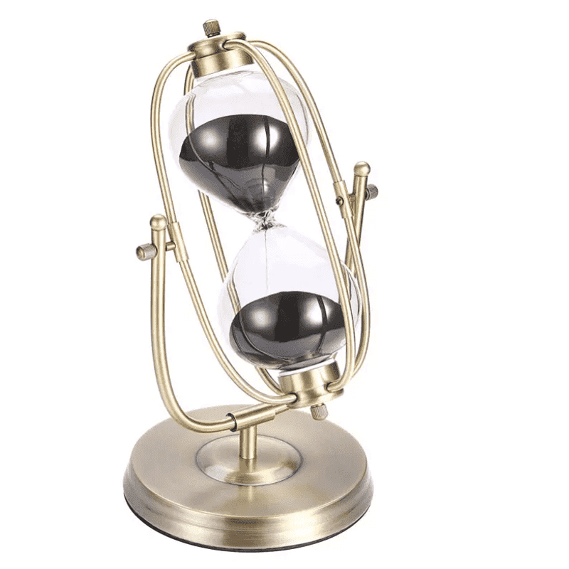 Metal Frame Art Antique  1 Hour Sand Timer