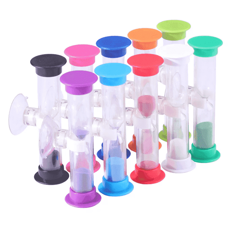 Minute Plastic Shower Timer Kitchen  With Sucker Cup