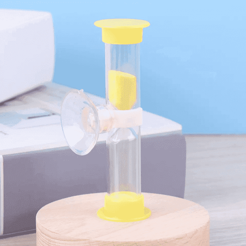 Minute Plastic Shower Timer Kitchen  With Sucker Cup