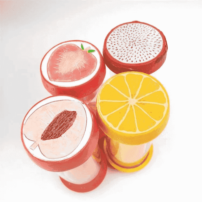 High Quality  Fruits Plastic Sand Clock