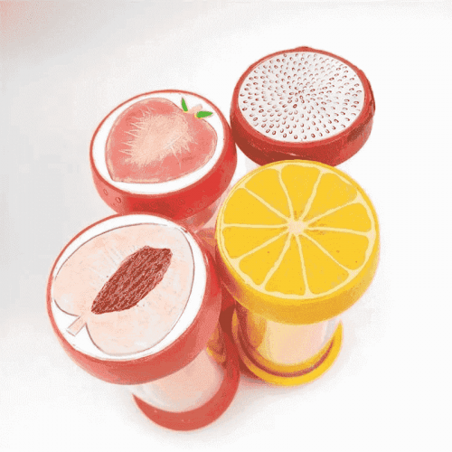 High Quality  Fruits Plastic Sand Clock