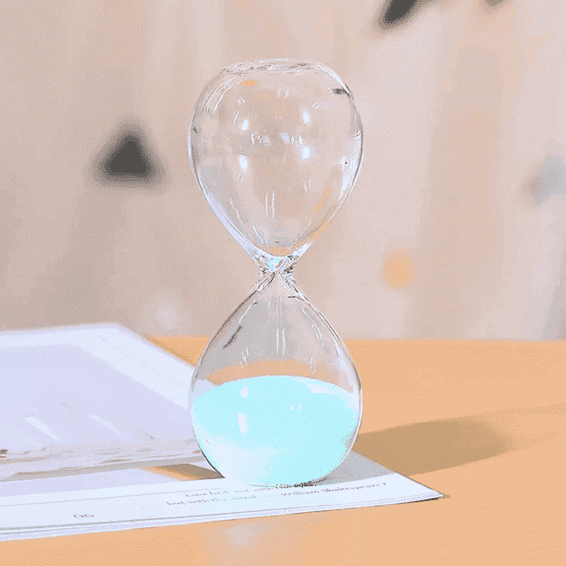 Smooth Sand Glass 10 Minutes 30 Minutes 60 Minutes Home Desk