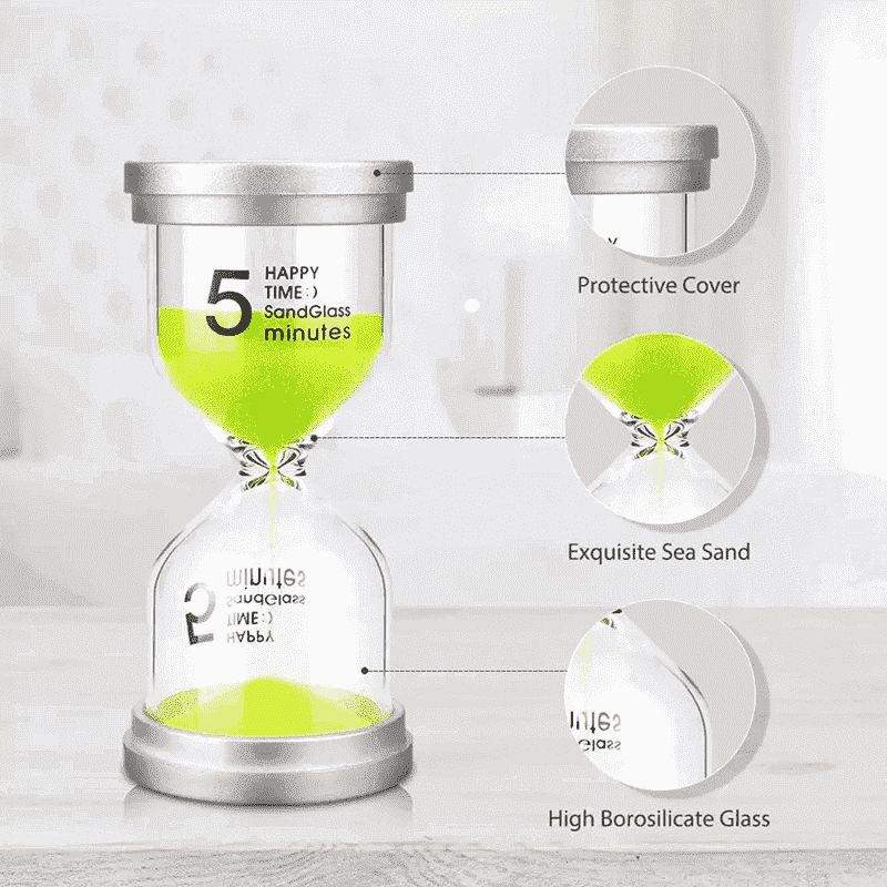 Creative Sand Timer Shelf Decor Ornament Kids Gift