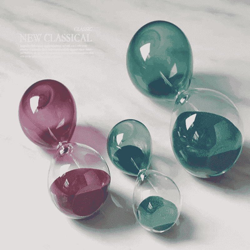 Borosilicate Glass Green Purple And Blue Color