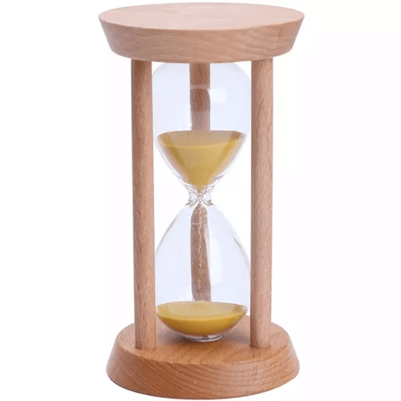 Minute Sandglass Timer Clock Wood