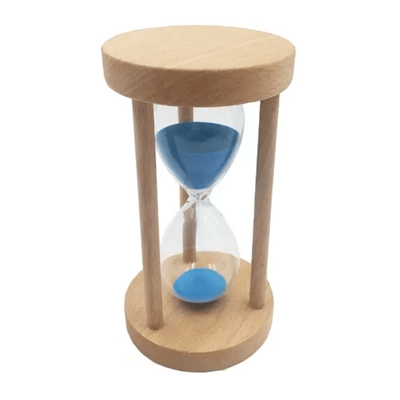 Minute Sandglass Timer Clock Wood