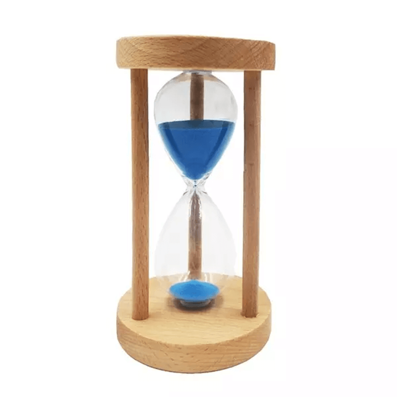 Minute Sandglass Timer Clock Wood