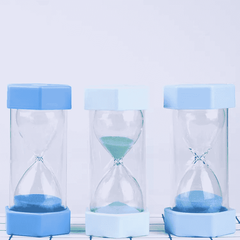 Unbreakable 1 3 5 10 15 30 Minute Sand Timer For Kids Gifts