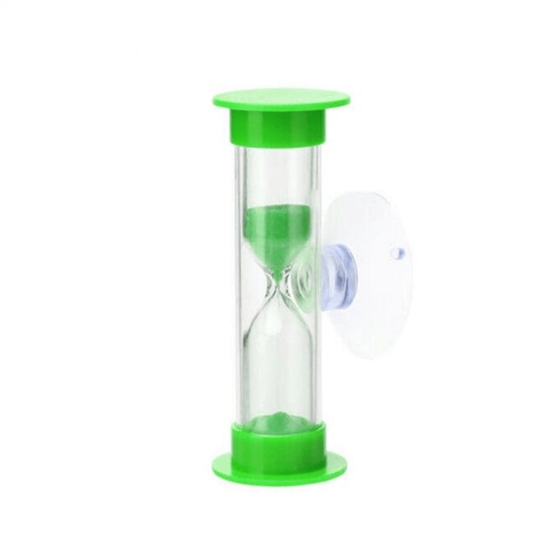 Colorful  Plastic Teeth Brushing Sand Clock for Kids