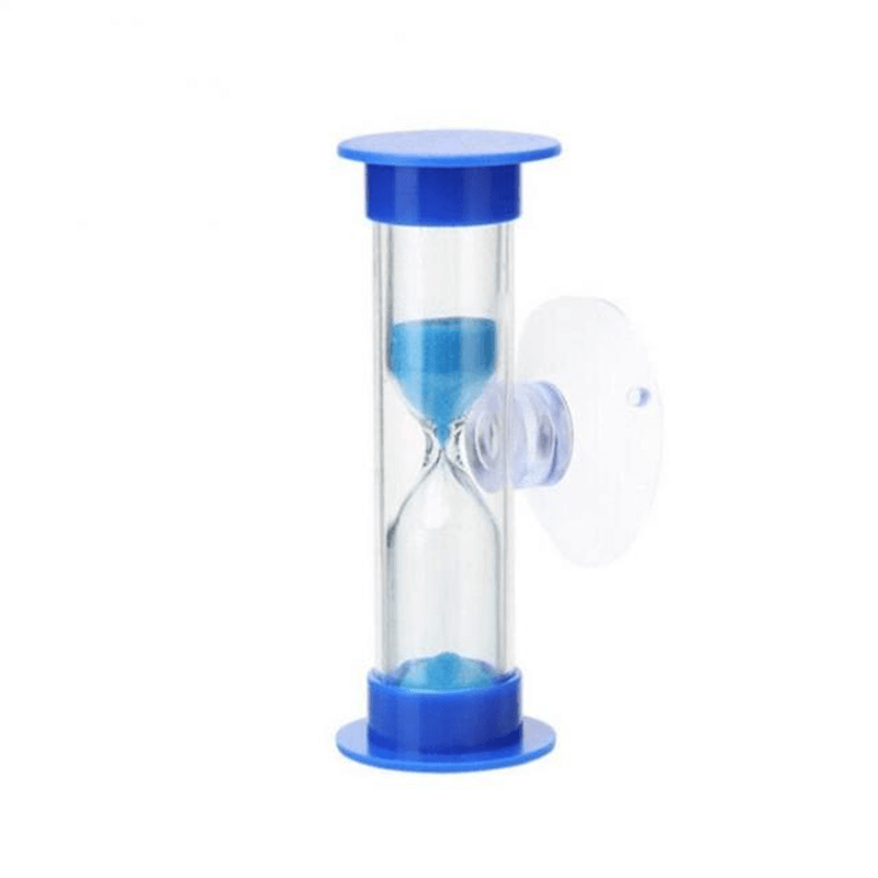 Colorful  Plastic Teeth Brushing Sand Clock for Kids