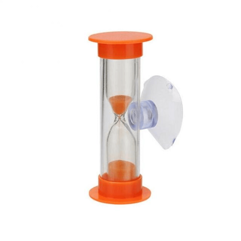 Colorful  Plastic Teeth Brushing Sand Clock for Kids