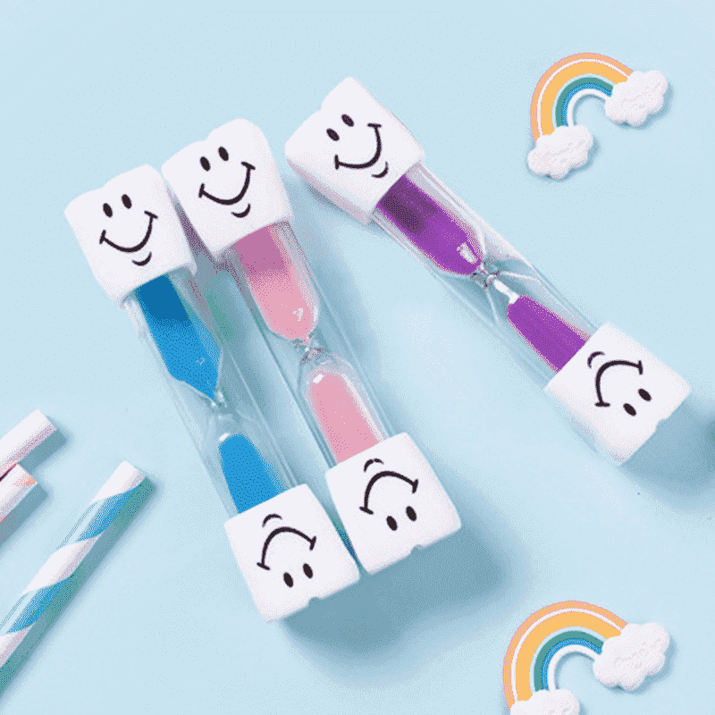 1/3/5min Plastic Toothbrush Sandglass Timer