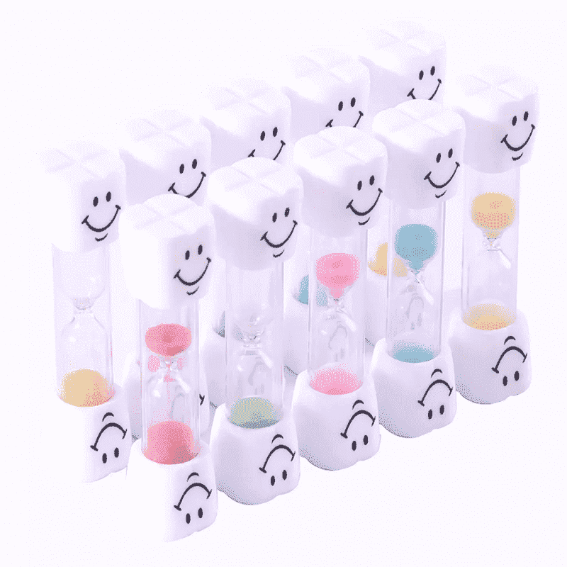 1/3/5min Plastic Toothbrush Sandglass Timer
