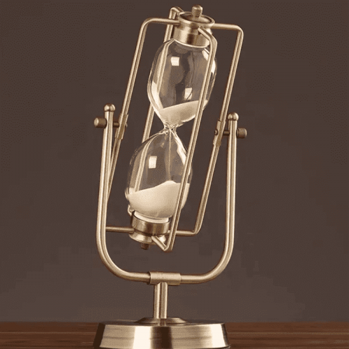 60 Minutes  White Sand Timer 1 Hour Sand Watch