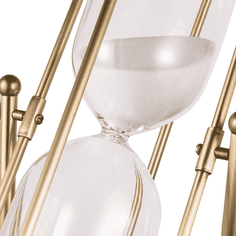 60 Minutes  White Sand Timer 1 Hour Sand Watch