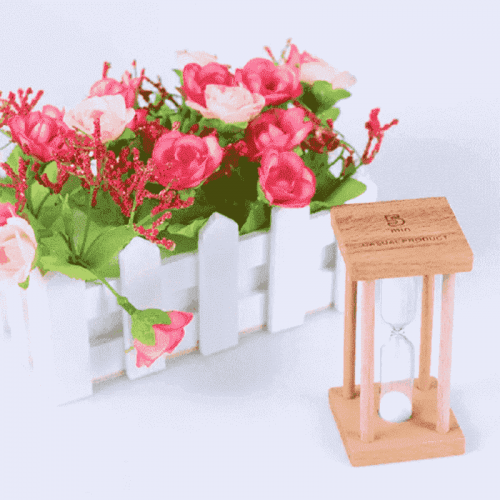Square Frame Wooden Sand Clock  Promotional