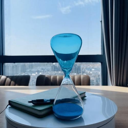 Decorative Colorful Hour Glass Sand Timer for Desk